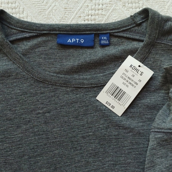 NWT Men's Sz XXL Textured Pocket Tee - Picture 4 of 6